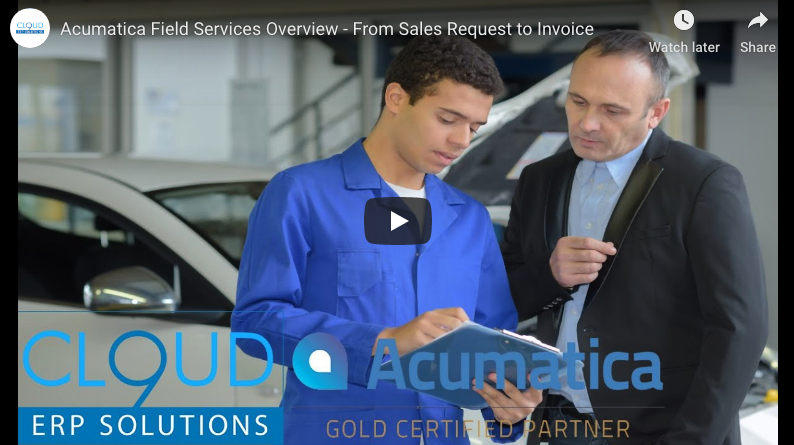 Acumatica Field Service Demo