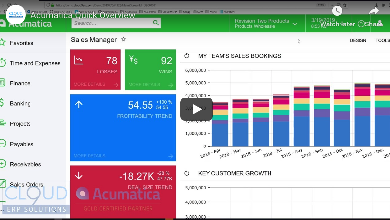 Acumatica Overview Demo