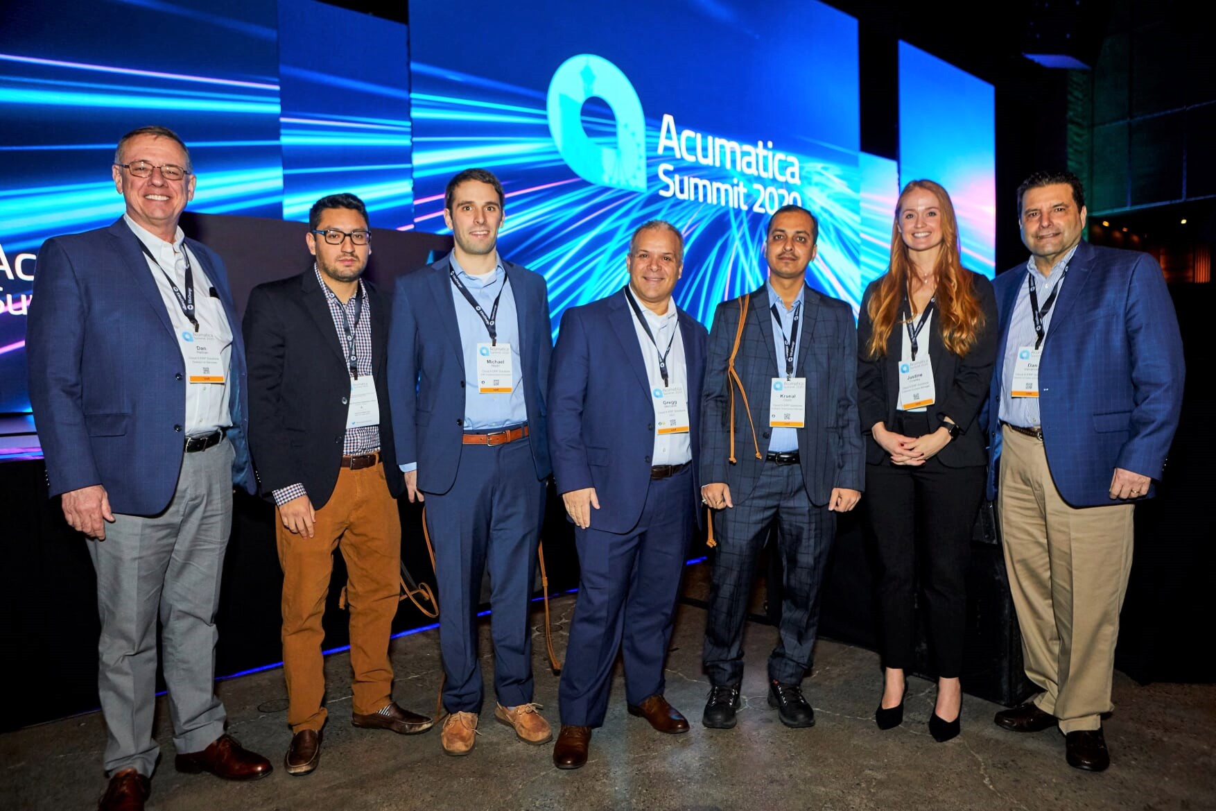 A few Team Members of Cloud 9 ERP Solutions this year at the Acumatica Summit 2020