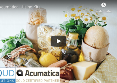 Creating Kits in Acumatica 6/09/20