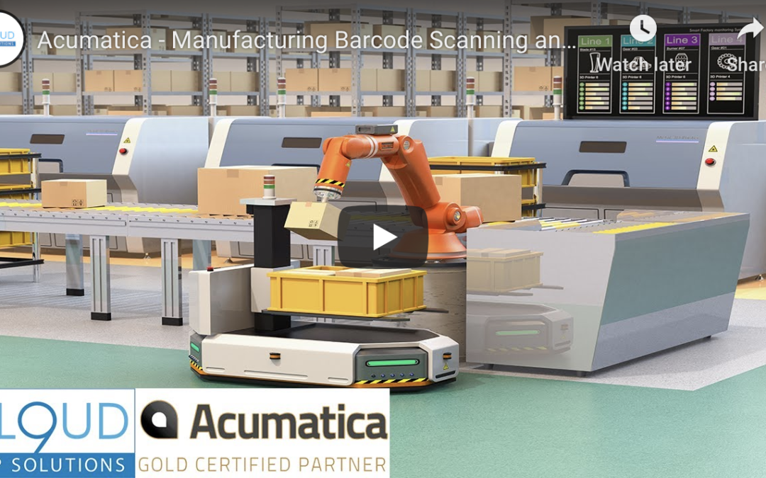 Manufacturing Barcode Scanning and Shop Operations 5/19/20