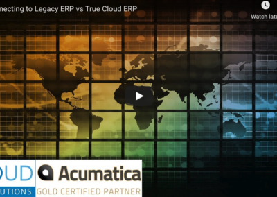 Connecting to Legacy ERP vs True Cloud ERP 3/18/20