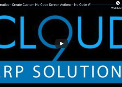 Create Custom No Code Screen Actions 4/07/20