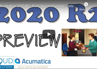 Acumatica 2020 R2 – Release Adjustments Entries on the Fly 9/08/20