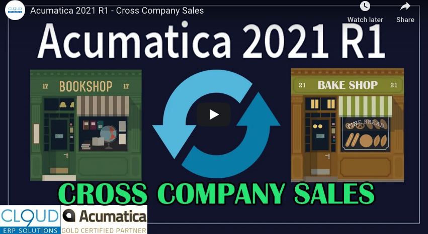 2021 R1 – Cross Company Sales