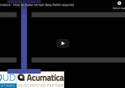 How to Make Certain Data Fields Required 1/12/21