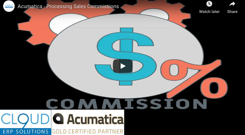 Processing Sales Commissions 1/19/21