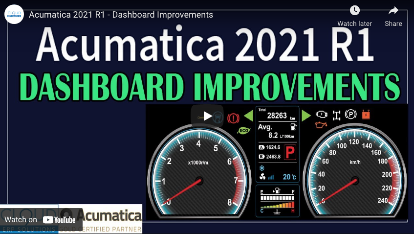 2021 R1 – Dashboard Improvements 2/16/21