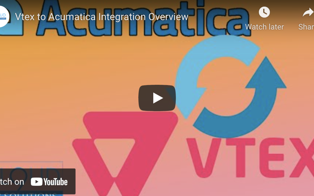 Vtex to Acumatica Integration Overview1/25/22