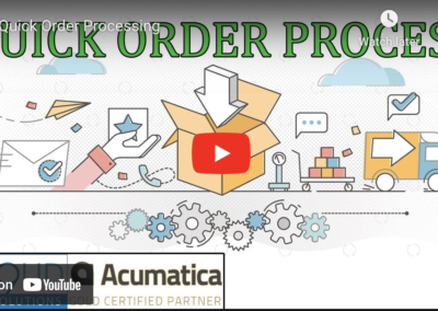 Quick Order Processing10/11/22