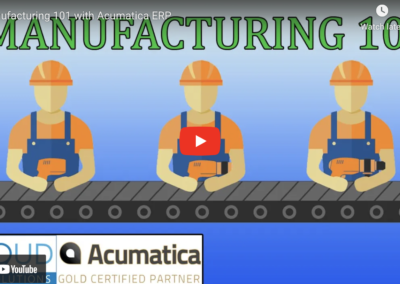 Manufacturing 101 with Acumatica11/1/22