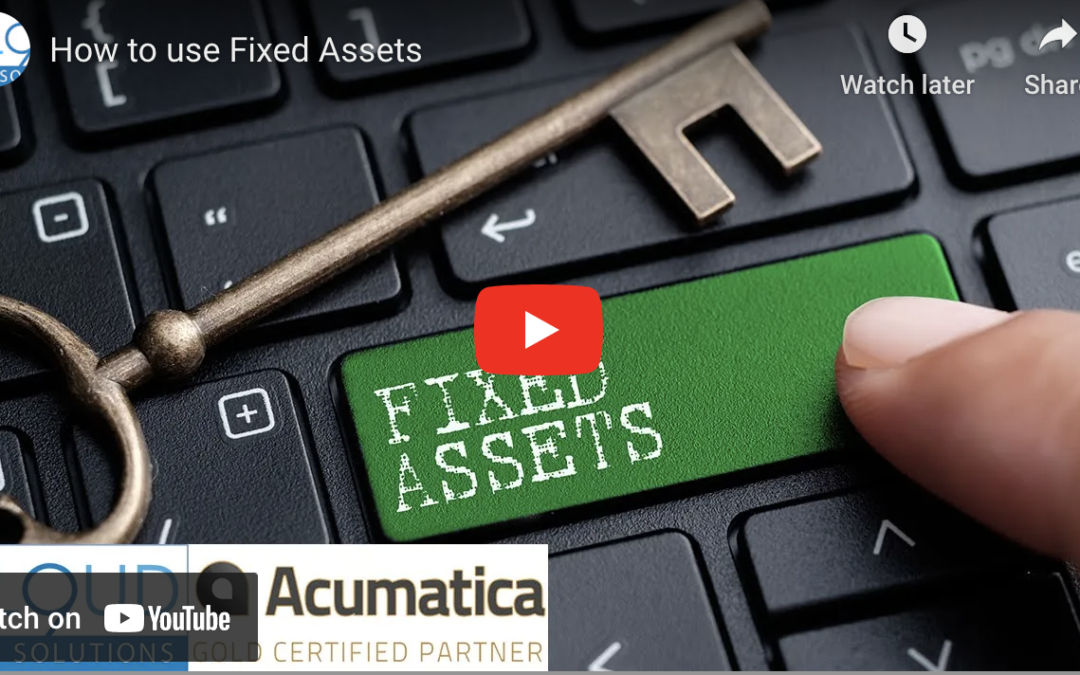 How to use Fixed Assets1/10/23
